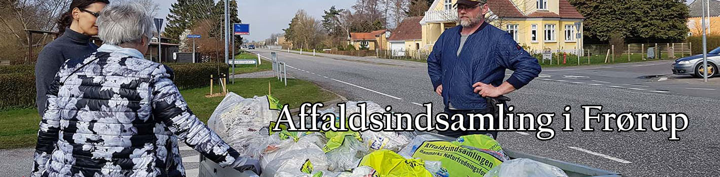 Affaldsindsamling i Frørup